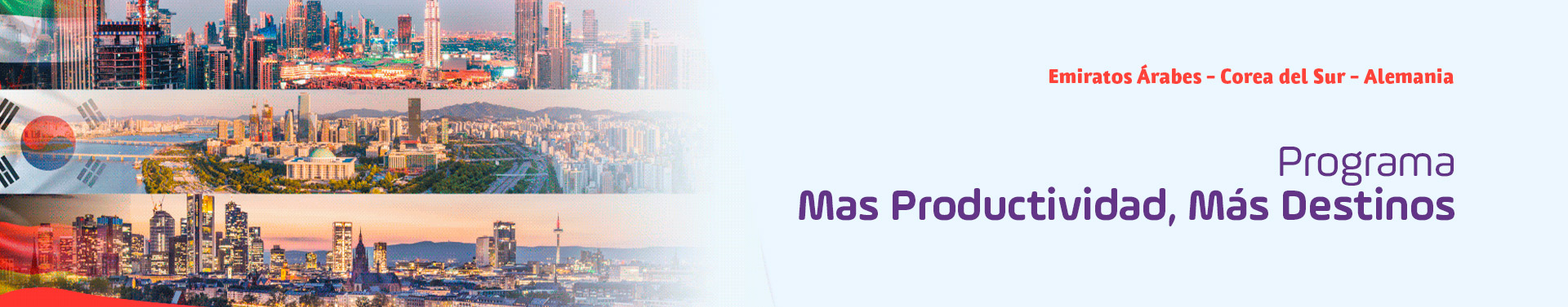 Programa Más Productividad, Más Destinos